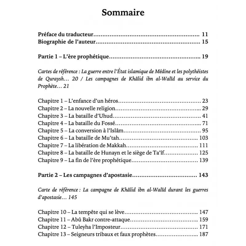 Livre La Biographie De Khalid Ibn Al Walid de Agha Ibrahim Akram