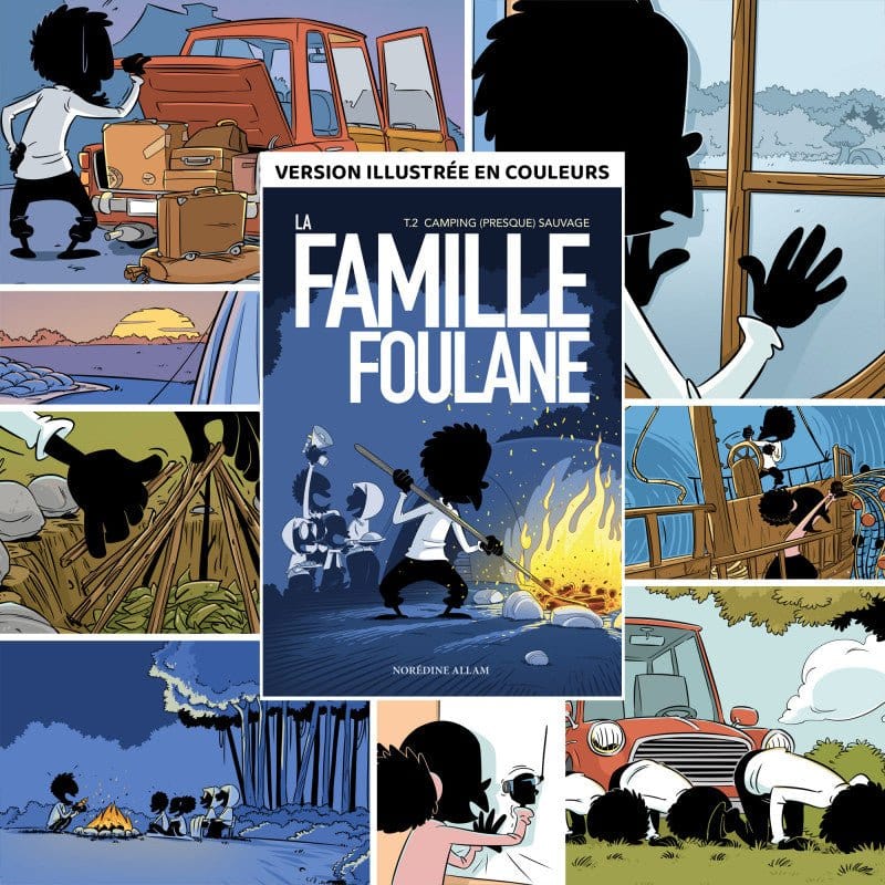Livre La Famille Foulane Tome 2 Camping Presque Sauvage Bdouin