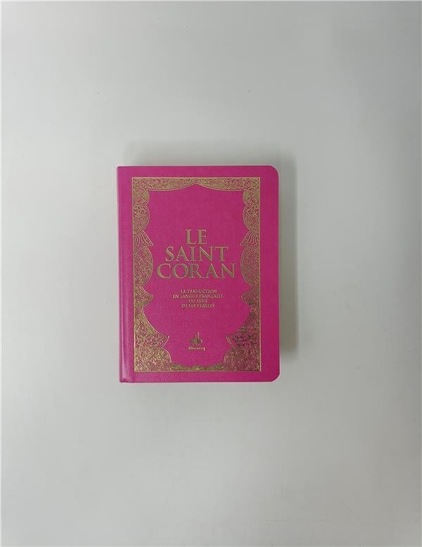 Le Saint Coran et la traduction en langue française du sens de ses versets (Poche) Al Bouraq Coran Rose 9791022508063 Librairie Musulmane Al-imen