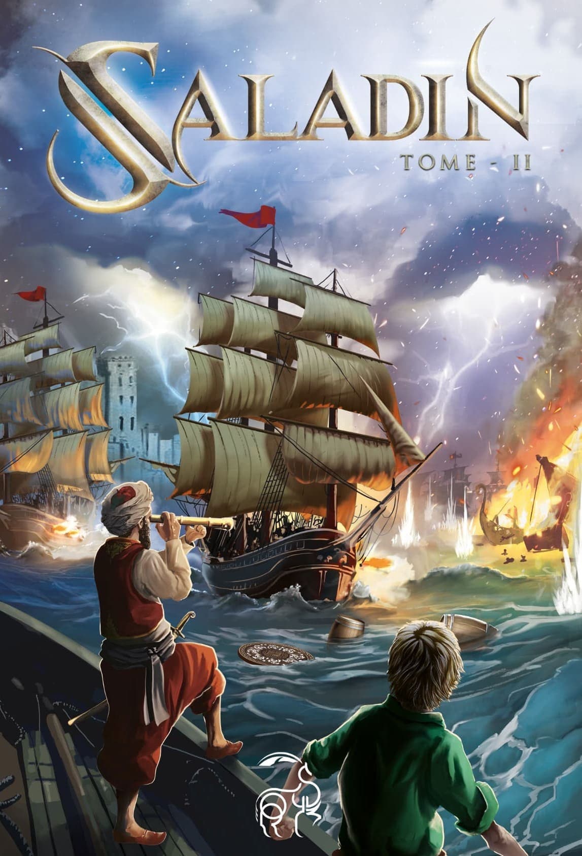 Saladin remonte le temps à la rencontre de l'histoire - Tome 2 - Lyess Chacal - Oryms Oryms Livre Islam Enfant 9782492183041 Librairie Musulmane Al-imen