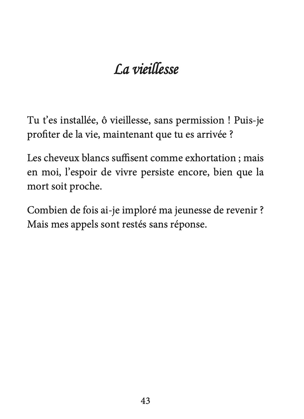 Les Perles Méconnues D'Abdallah Ibn Mubarak - Al Bidar Éditions - page 43 écriture en français