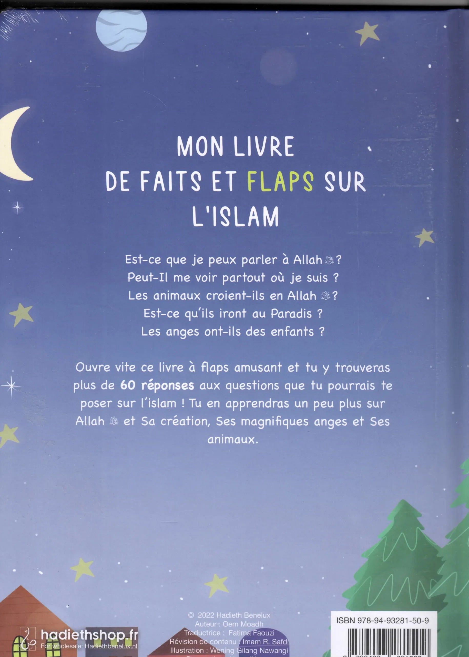 Mon livre de faits et flaps sur l’islam - Verso