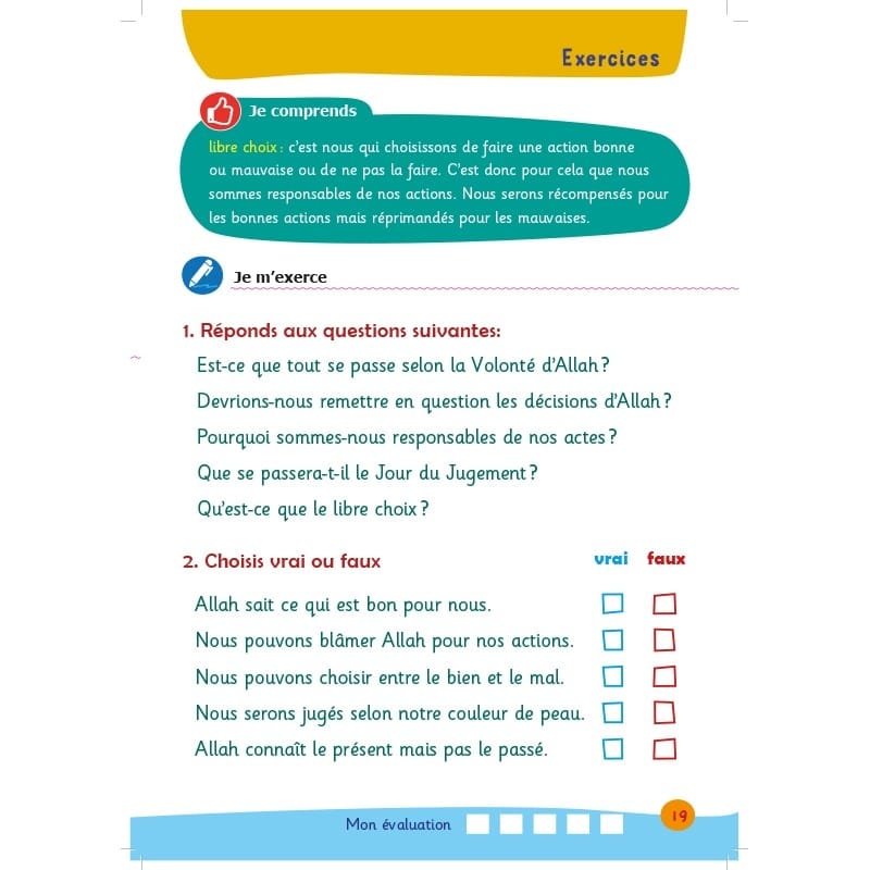 Arc-en-ciel 2 - Manuel d'enseignement des bases de l'Islam - Editions Al-Hadîth Al-Hadîth Livre Islam Enfant 9782875452511 Librairie Musulmane Al-imen