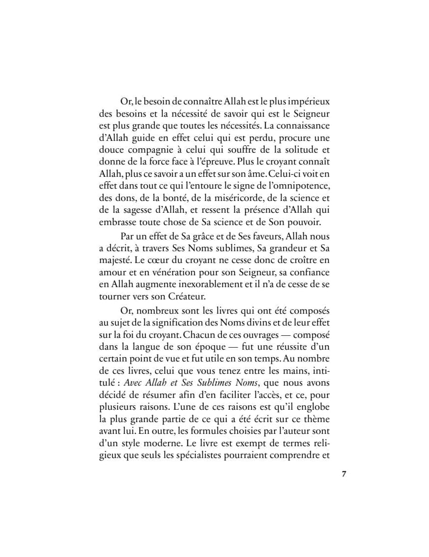 Avec Allah et Ses sublimes noms - Mohammed Zobair Jami - Al Bayyinah Al-Bayyinah Livre > Islam 9782385551391 Librairie Musulmane Al-imen