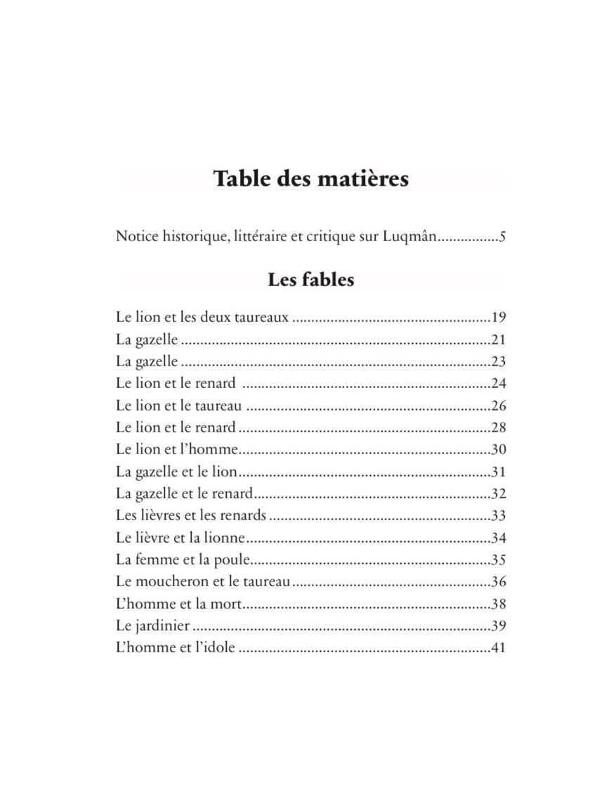 Fables de Luqman Surnommé Le Sage - éditions Héritage - Al-Bayyinah Al-Bayyinah Livre > Islam > Histoire du monde arabo-musulman 9782493295149 Librairie Musulmane Al-imen