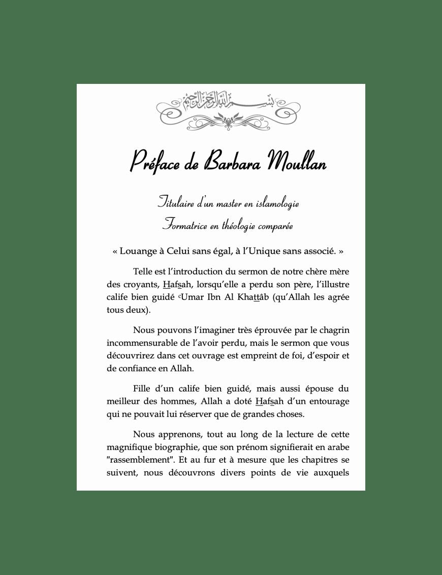 Hafsa - La mère des croyants - éditions al imam - Éditions Al Imam Al imam Livre Islam Femme 9782493631022 Librairie Musulmane Al-imen