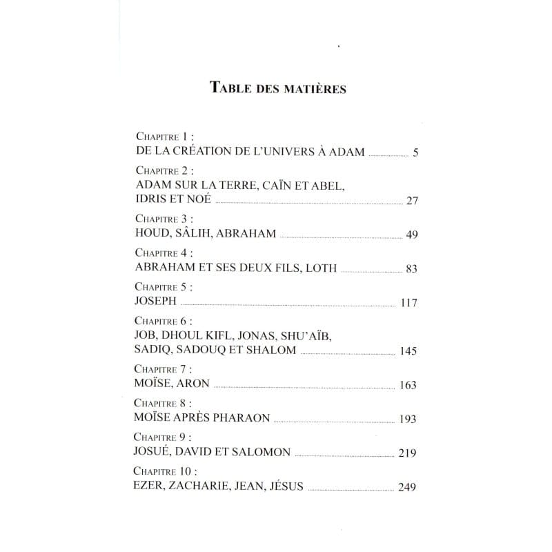 Histoires des Prophètes (Souple) - Collectif d'auteurs - ESSALAM Essalam Livres > Islam 9791090383258 Librairie Musulmane Al-imen