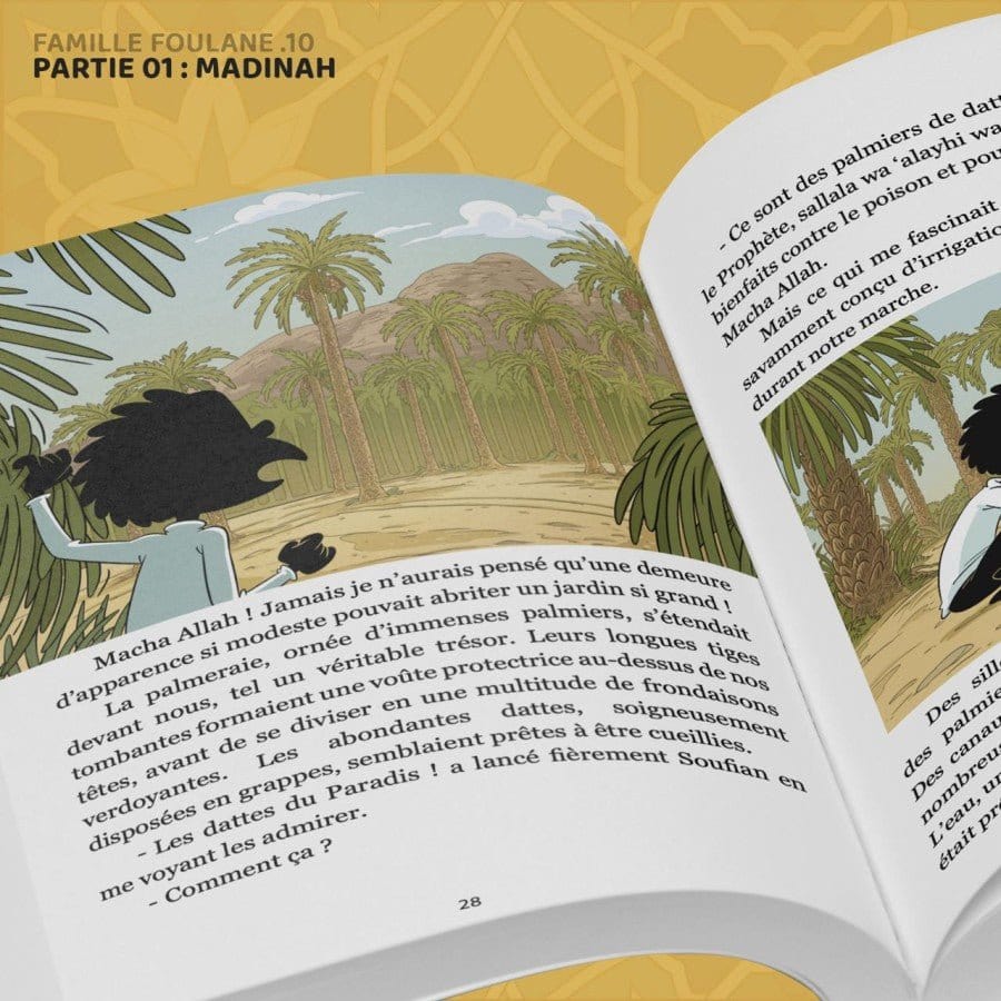 La famille Foulane (Tome 10) – En ‘Omra (Partie 1 : Madinah) de Norédine Allam BDouin Livre Islam Enfant 9789998770577 Librairie Musulmane Al-imen