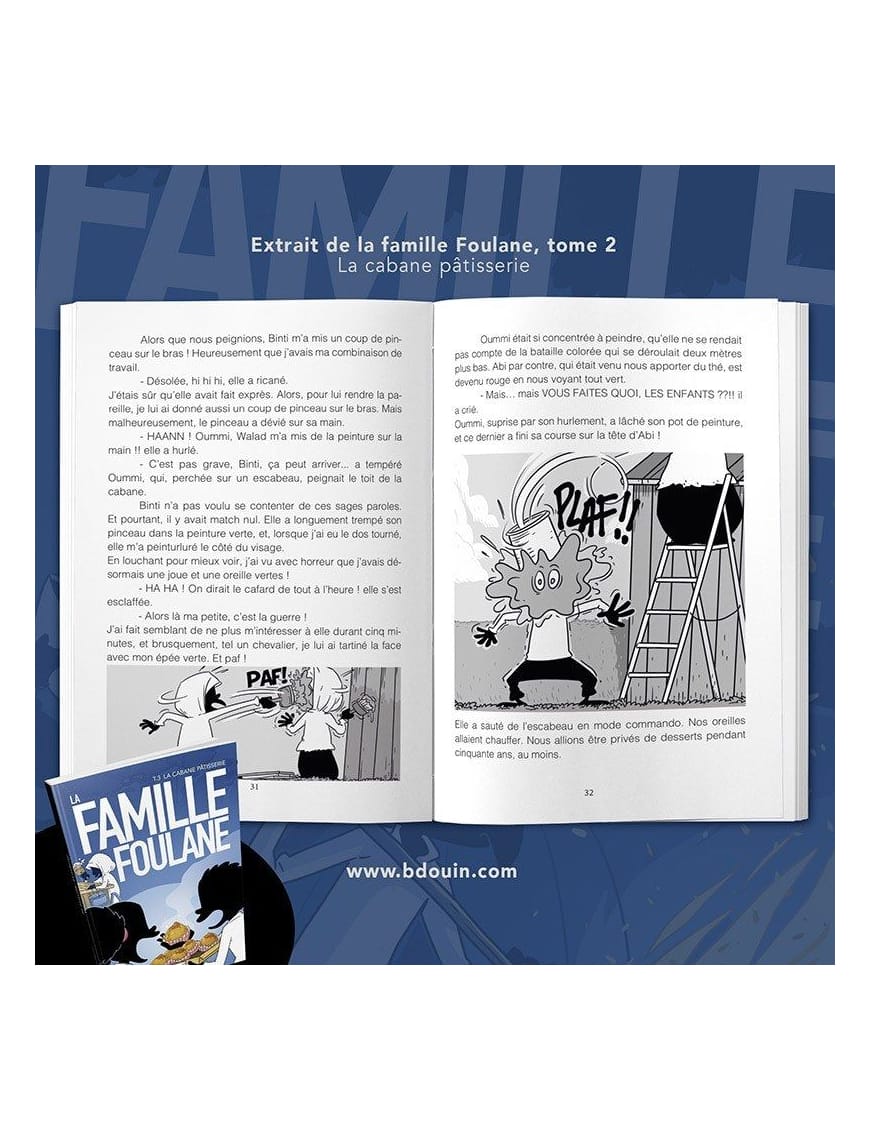 La Famille Foulane (Tome 3) - La Cabane Pâtisserie - BDouin - BDouin BDouin Livre Islam Enfant 9789998797963 Librairie Musulmane Al-imen