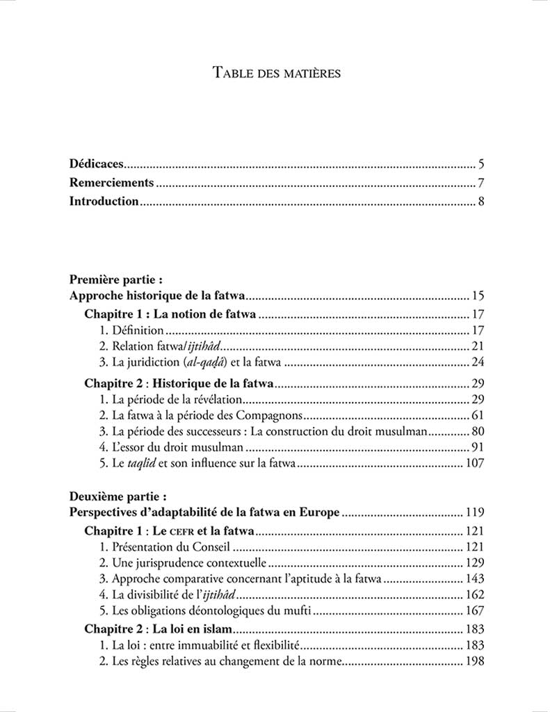 La Fatwa Histoire, perspectives et défis européens de Gökmen Lokman Çitak Tawhid Livre > Islam 9782848624273 Librairie Musulmane Al-imen
