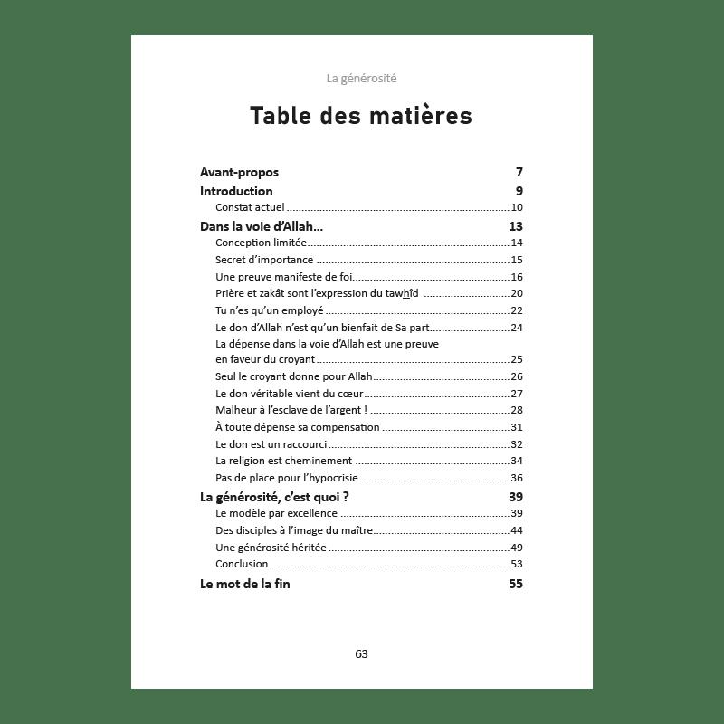 LA GÉNÉROSITÉ - CHAWQI CHADLI - Editions Al-Hadîth Al-Hadîth Livre > Islam > Foi et Spiritualité 9782875452306 Librairie Musulmane Al-imen