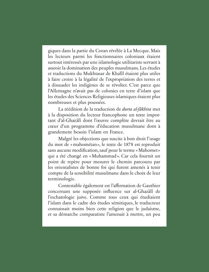 La perle précieuse - Traité d'eschatologie de l'imam Ghazali - Héritage - Al-Bayyinah Al-Bayyinah Livre > Islam > Foi et Spiritualité 9782493295040 Librairie Musulmane Al-imen