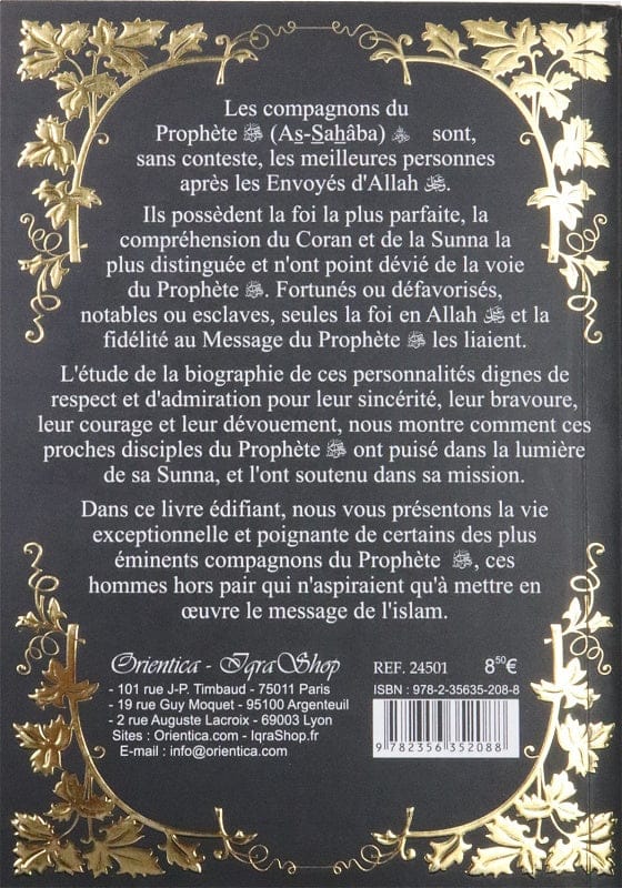 La Vie des Compagnons du Prophète — Orientica | Livre Islam Histoire Orientica Livre > Islam > Prophètes et Compagnons 9782356352088 Librairie Musulmane Al-imen