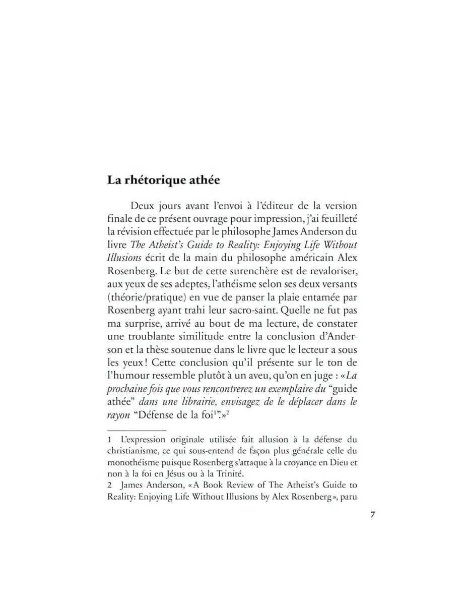 L'athéisme : l'hypothèse impossible par Dr. Sami 'Ameri Al - imen