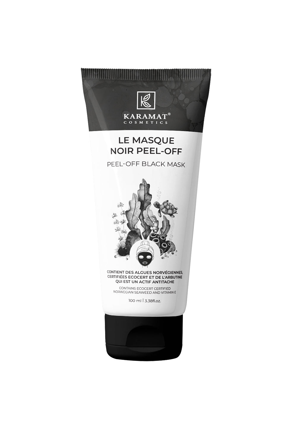 Le masque peel - off noir purifiant au charbon actif Karamat Cosmetics 100ml Al - imen