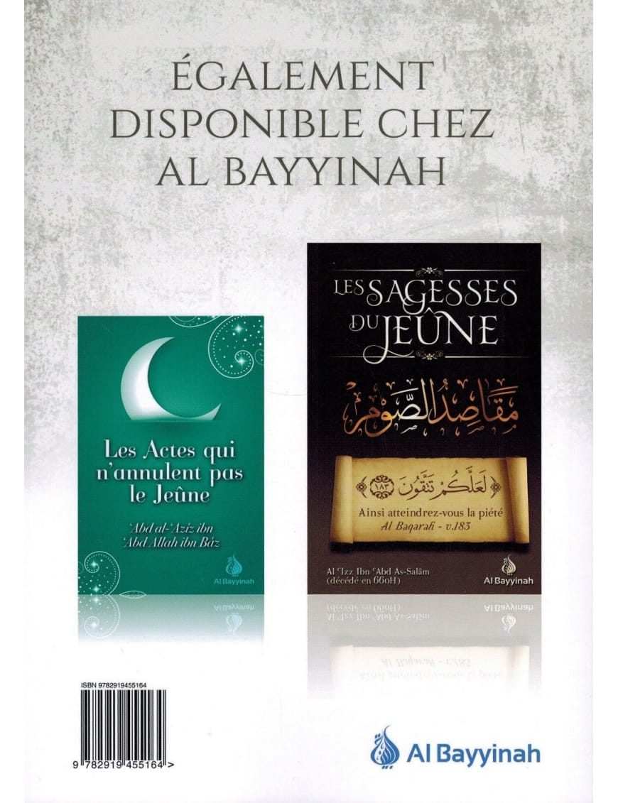 Les Assises du mois de Ramadan - ancienne édition - Mouhammad Ibn Sâlih Al-Outhaymin - Al-Bayyinah Al-Bayyinah Livre > Islam > Ramadan 9782919455164 Librairie Musulmane Al-imen