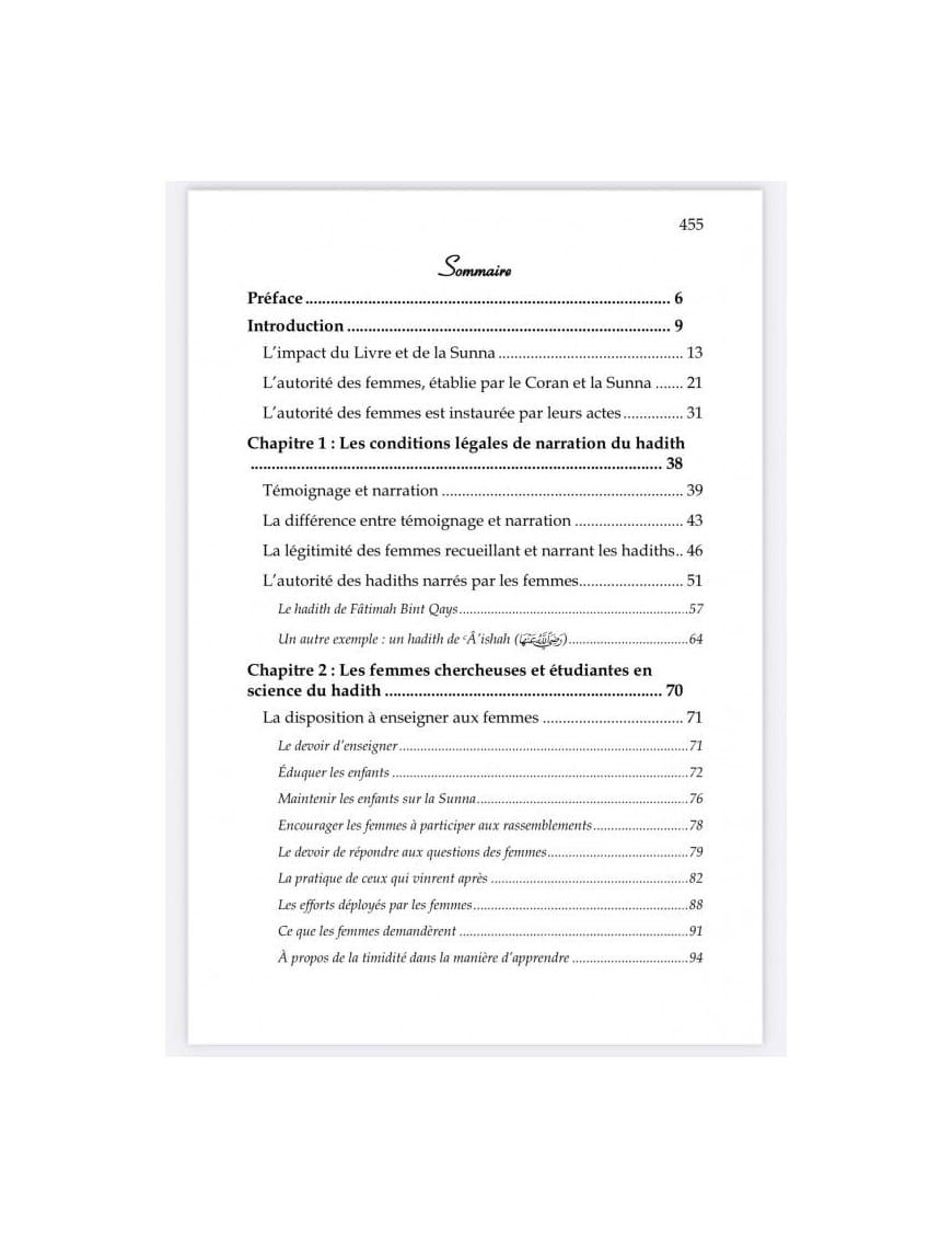 Les femmes savantes du Hadith - Al Muhaddithat - al imam - Éditions Al Imam Al imam Livre > Islam > Foi et Spiritualité 9782492027369 Librairie Musulmane Al-imen
