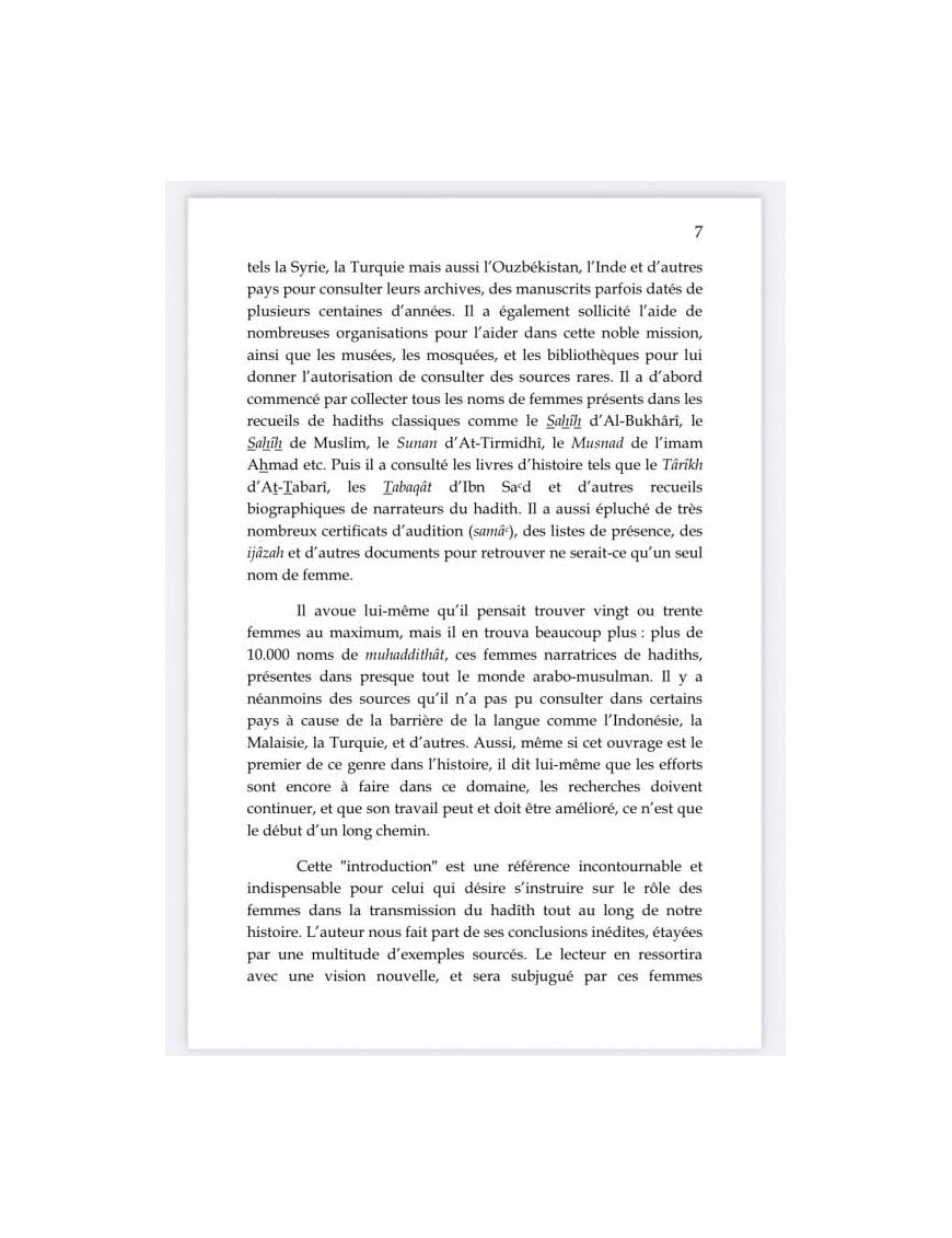 Les femmes savantes du Hadith - Al Muhaddithat - al imam - Éditions Al Imam Al imam Livre > Islam > Foi et Spiritualité 9782492027369 Librairie Musulmane Al-imen