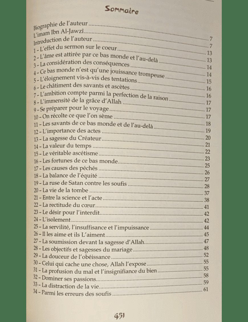 Les pensées précieuses - ibn al Jawzi - Tawbah - Sana Sana Livre > Islam 9782911807411 Librairie Musulmane Al-imen