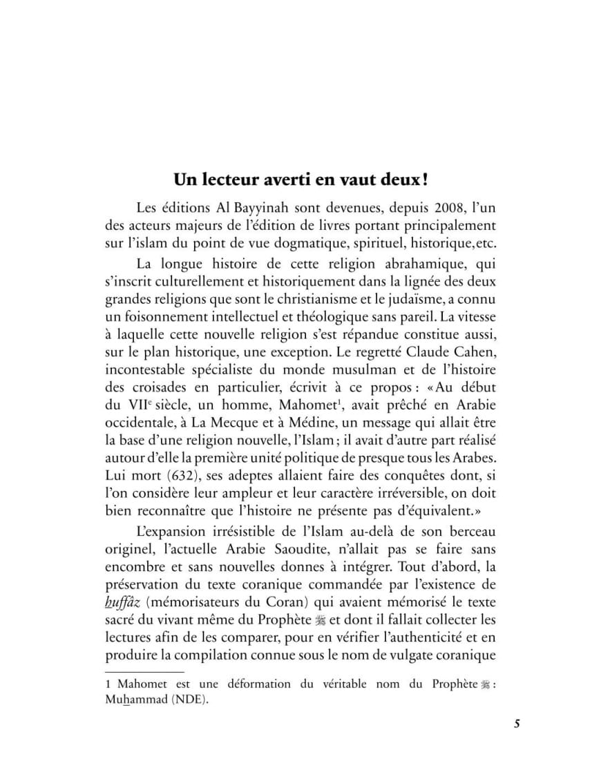 Les règles de l’éducation de l’âme et les preuves de la connaissance spirituelle - Ahmad al-Fâsî - Al Bayyinah Iqra Livre > Islam > Foi et Spiritualité 9782911509742 Librairie Musulmane Al-imen