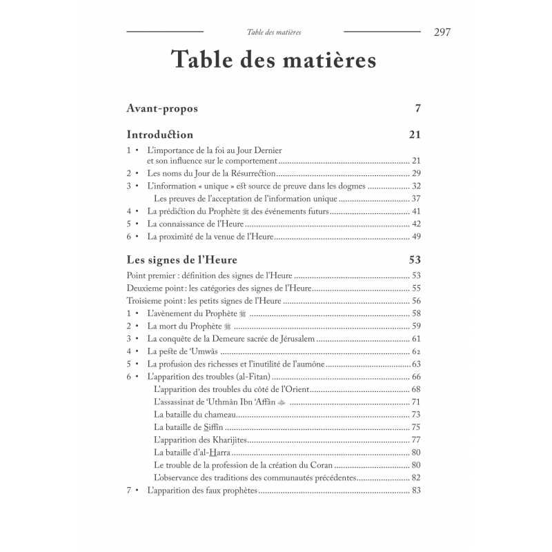 Les signes de la fin des temps - Dr Yûsuf al-Wâbil Al-Hadîth Livre Islam Hadith (Traditions Prophétiques) 9782875451699 Librairie Musulmane Al-imen