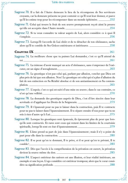 L’éveil des aspirations spirituelles – Commentaire des Sagesses d’Ibn ‘Atâ’ Allâh Al - imen