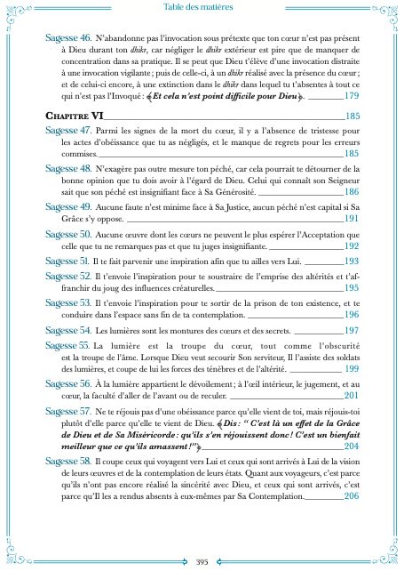 L’éveil des aspirations spirituelles – Commentaire des Sagesses d’Ibn ‘Atâ’ Allâh Al - imen