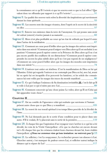 L’éveil des aspirations spirituelles – Commentaire des Sagesses d’Ibn ‘Atâ’ Allâh Al - imen