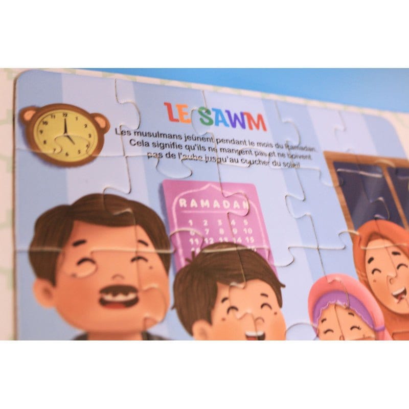 Livre Puzzle Magnétique : Les 5 Piliers de l'Islam (5 Puzzles Magnétiques en 1) Sana Jeu Islam 9782356337009 Librairie Musulmane Al-imen