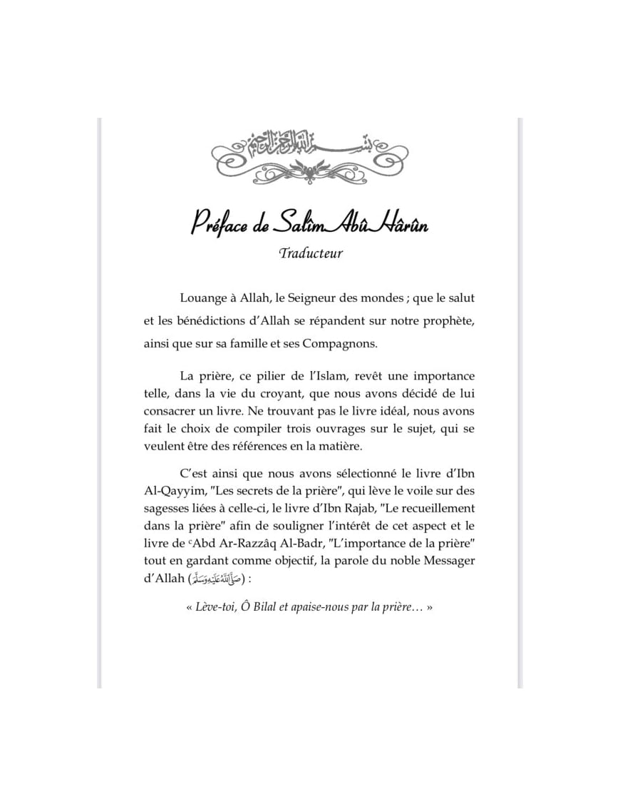 Ma dernière prière - Ibn Al Qayyim, Ibn Rajab - Al Imam - Éditions Al Imam Al imam Livre Islam Femme 9782493631077 Librairie Musulmane Al-imen