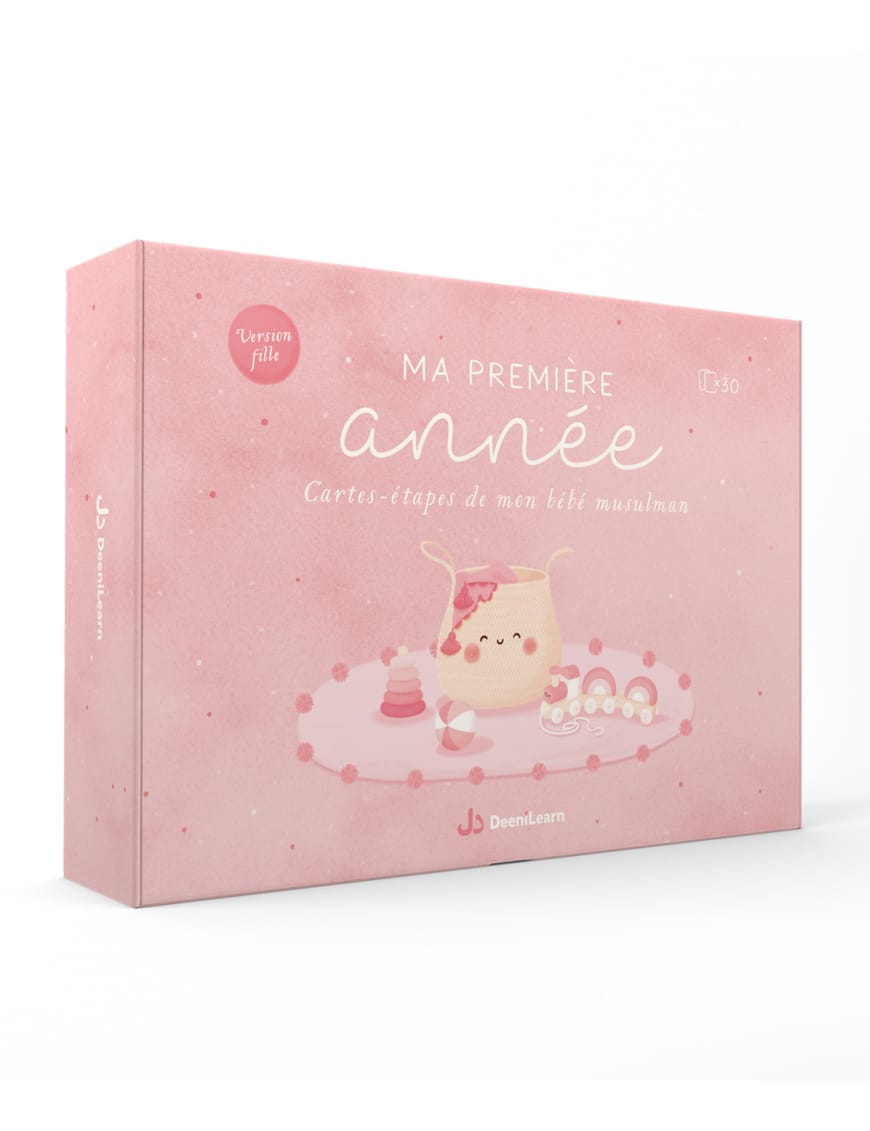 Ma première année - Cartes-étapes de mon bébé musulman (version fille) - DeeniLearn - DeeniLearn DeeniLearn Jeu Islam 9782931241196 Librairie Musulmane Al-imen