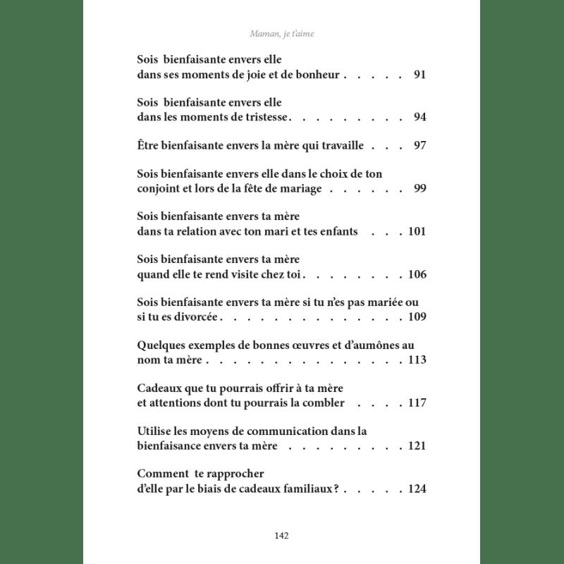 maman je t’aime 700 façons de montrer à ta maman que tu l’aimes - Editions Al-Hadîth Al-Hadîth Livre Islam Femme 9782875452450 Librairie Musulmane Al-imen