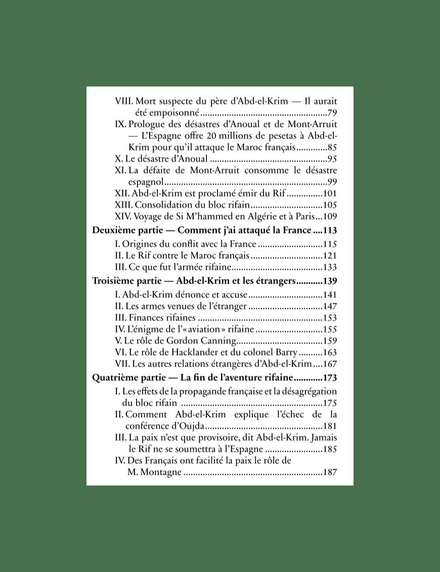 Mémoires d'Abd-el-Krim Khattabi - Héritage - Al-Bayyinah Al-Bayyinah Livre > Islam > Histoire du monde arabo-musulman 9782493295453 Librairie Musulmane Al-imen