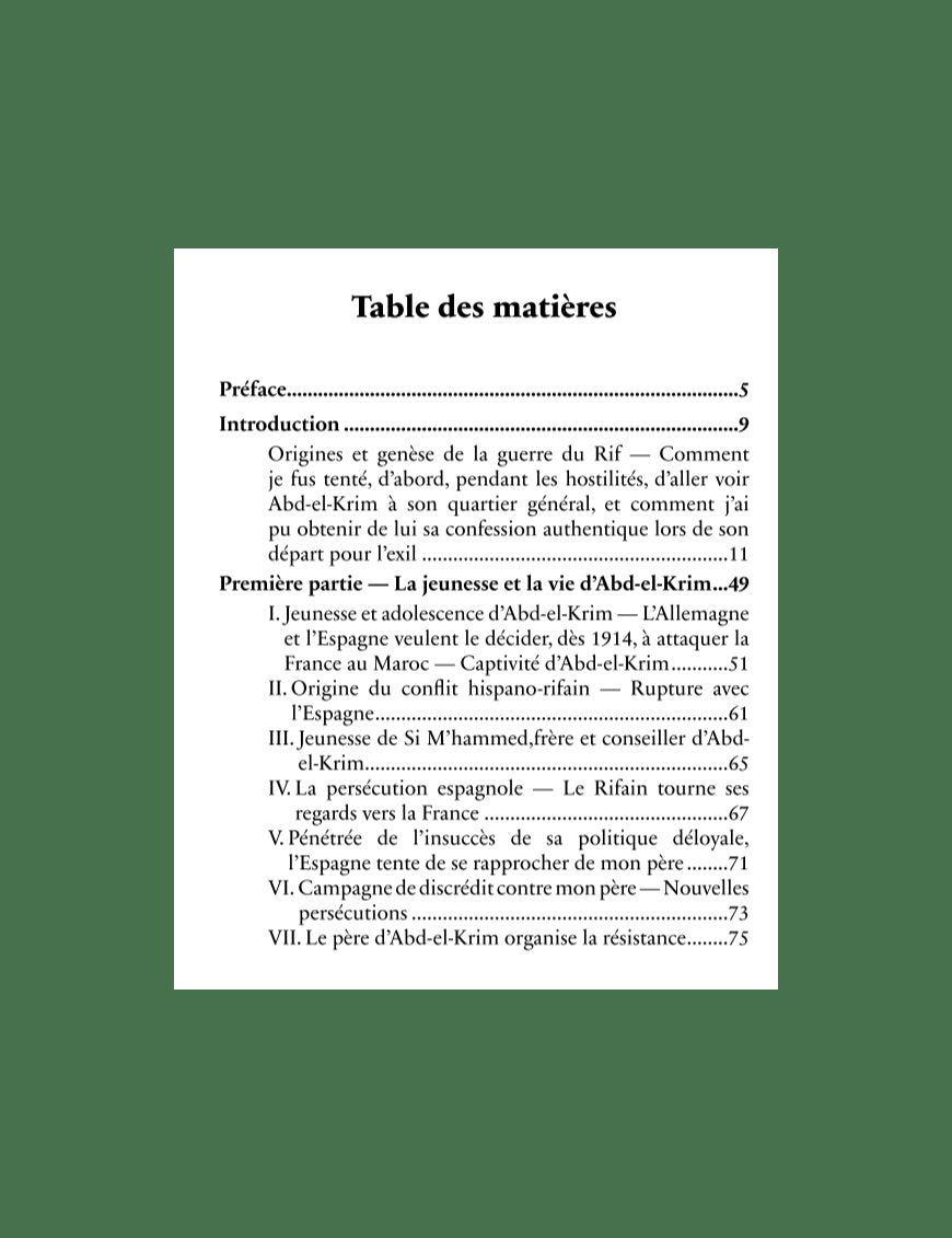 Mémoires d'Abd-el-Krim Khattabi - Héritage - Al-Bayyinah Al-Bayyinah Livre > Islam > Histoire du monde arabo-musulman 9782493295453 Librairie Musulmane Al-imen