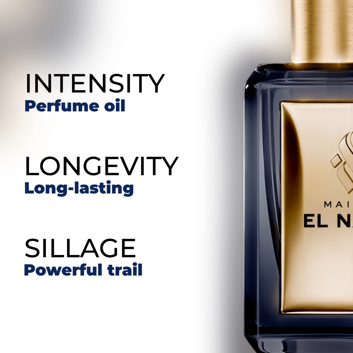 Musc Gold - Parfum : Hommes et Femmes - Extrait de Parfum Sans Alcool d'El Nabil - 5 ml El Nabil Parfums et eaux de Cologne 5060815001444 Librairie Musulmane Al-imen