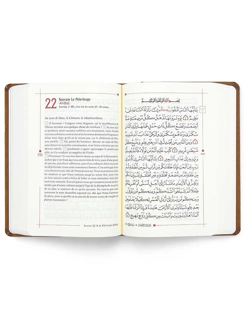 Noble Coran Bilingue<br /> Grand Format - Éditions Tawhid Tawhid Coran 9783616316024 Librairie Musulmane Al-imen