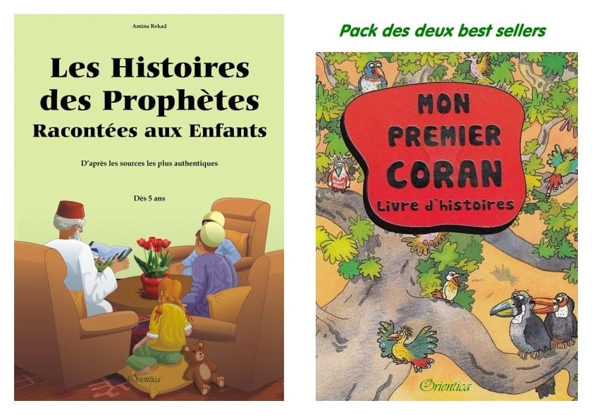 Pack 2 Livres Islam Enfants : Mon Premier Coran + Histoires des Prophètes — Orientica | Livre Islam Illustré Orientica Livre > Islam 9782492026119 Librairie Musulmane Al-imen
