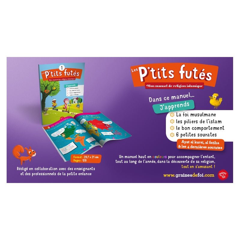 PACK - P'tits futés 1 et 2 - Manuel de religion - Graines de foi - Livres par édition par Graines de Foi disponible chez Al - imen