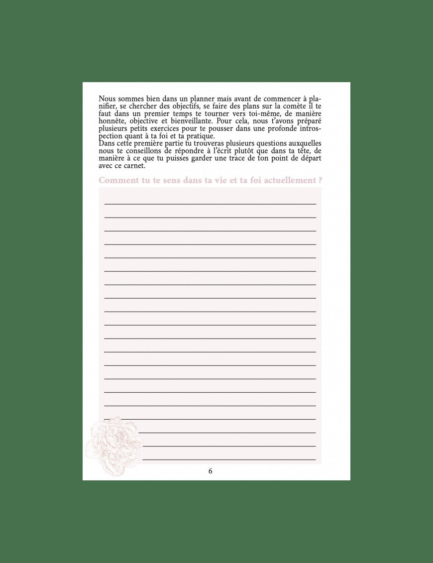 Planner Religieux - Edition al Imam (rose) - Éditions Al Imam Al imam Livre Islam Femme Librairie Musulmane Al-imen