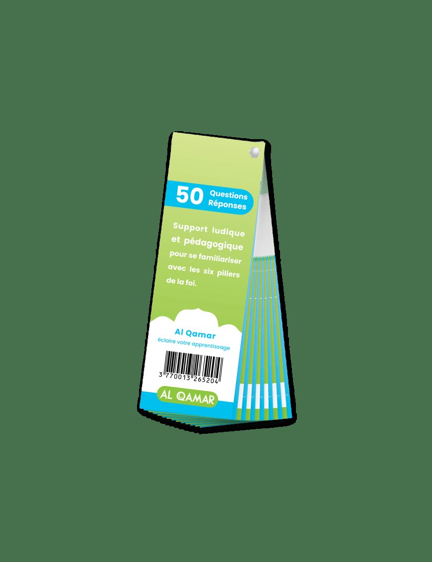 Quiz autour des six pilliers de la foi - Apprends-moi le Tawhid - 50 Questions & Réponses - Al Qamar - Éditions Al-Qamar Al-Qamar Jeu Islam 9782490681259 Librairie Musulmane Al-imen