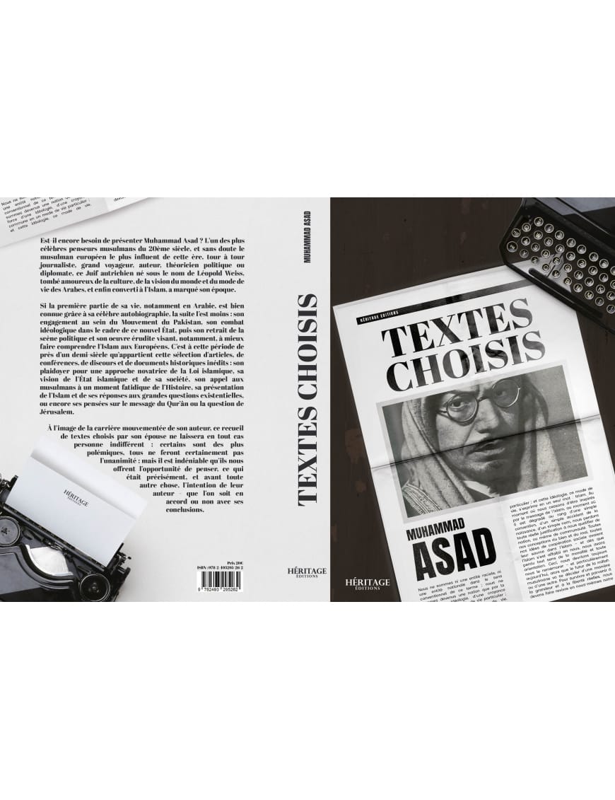 Textes choisis - Muhammad Asad - Héritage - Al-Bayyinah Al-Bayyinah Livre > Islam > Essai 9782493295262 Librairie Musulmane Al-imen