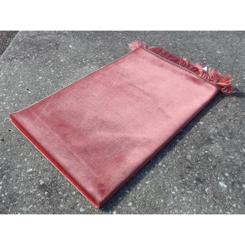 tapis-de-priere-velours-luxe-orange-saumon